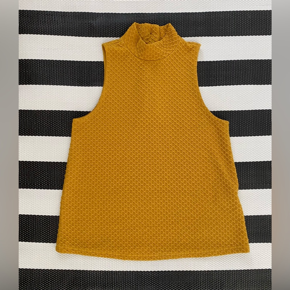 Anthropologie Eri + Ali mockneck sleeveless top